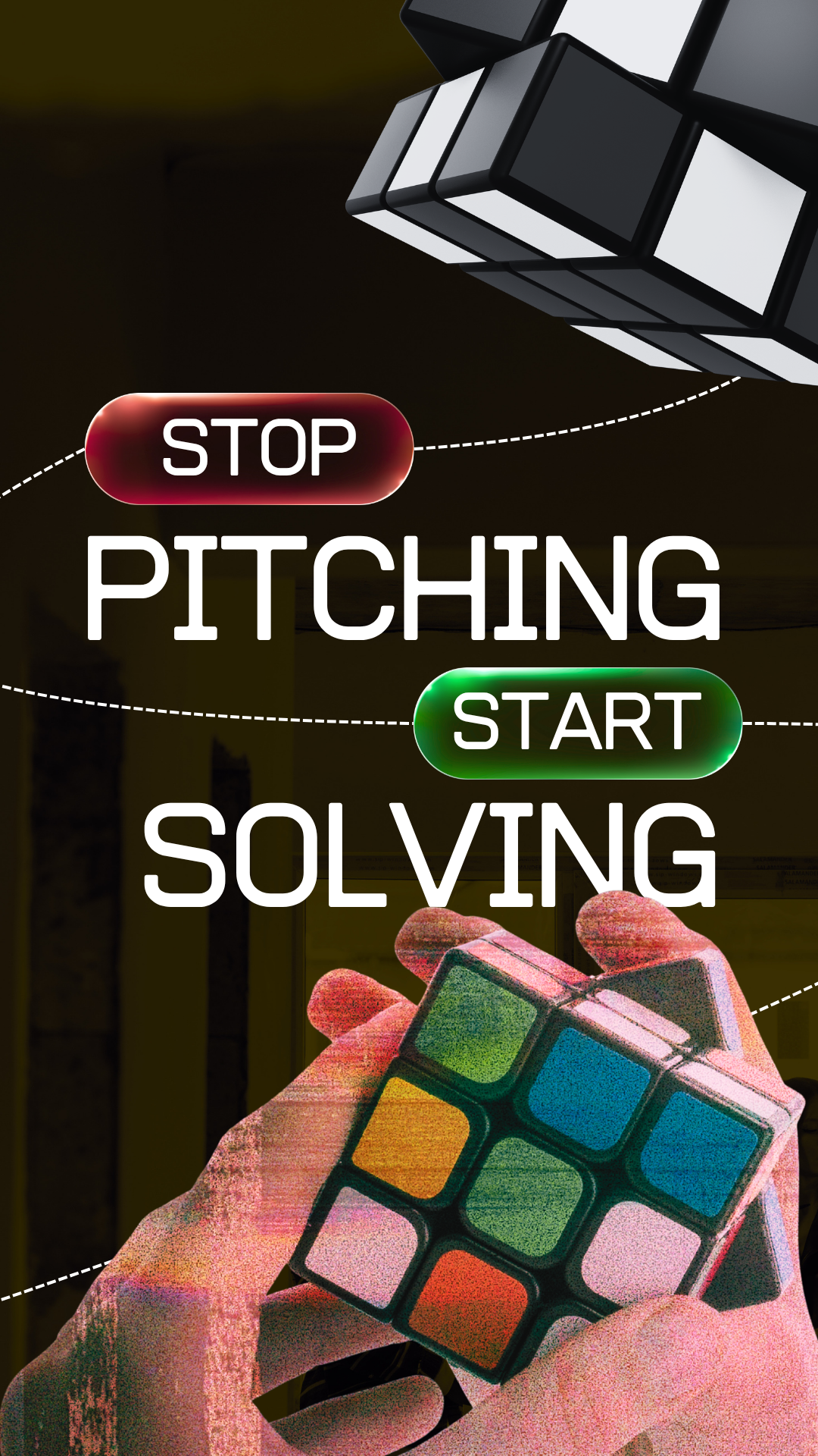 Stop Pitching. Start Solving.